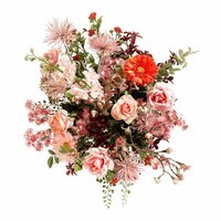 Kunstboeket Mistic Summer 65 cm meerkleurig