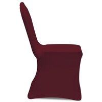 Stoelhoezen stretch bordeauxrood 100 st