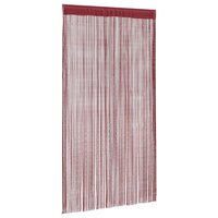 Draadgordijnen 140x250 cm wijnrood 2 st