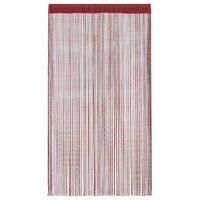 Draadgordijnen 140x250 cm wijnrood 2 st