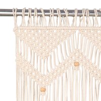 Gordijn macram&eacute; 140x240 cm katoen