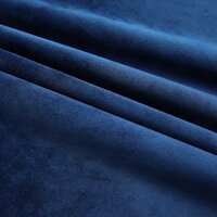 Gordijnen verduisterend 2 st met haken 140x175 cm fluweel blauw