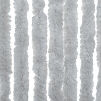 Vliegengordijn 100x230 cm chenille grijs