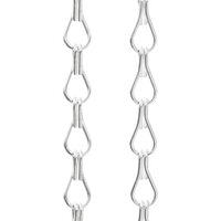 Vliegengordijn kettingen 56x202 cm aluminium