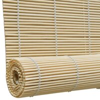 Rolgordijn 140x160 cm bamboe naturel