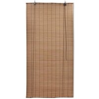 Rolgordijn 140x160 cm bamboe bruin