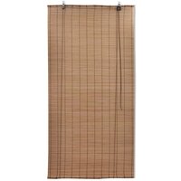 Rolgordijn 150x220 cm bamboe bruin