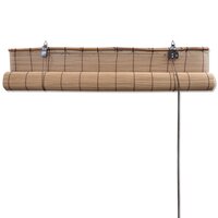 Rolgordijn 150x220 cm bamboe bruin