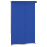 Rolgordijn voor buiten 140x230 cm HDPE blauw
