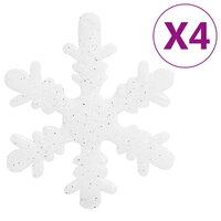 111-delige Kerstballenset polystyreen wit en grijs