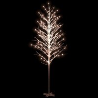 Berkenboom LED 672 LED&#039;s warmwit 400 cm wit