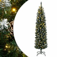 Kunstkerstboom smal met 300 LED&#039;s 240 cm
