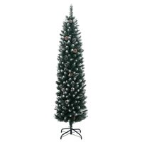 Kunstkerstboom smal met 300 LED&#039;s 240 cm