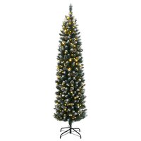 Kunstkerstboom smal met 300 LED&#039;s 240 cm