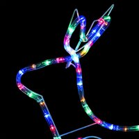 Buitenkerstversiering rendier en slee 576 LED&#039;s