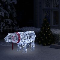 Kerstverlichting Beer 45 LED&#039;s 71x20x38 cm acryl