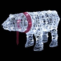 Kerstverlichting Beer 45 LED&#039;s 71x20x38 cm acryl