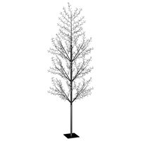 Kerstboom 1200 LED&#039;s blauw licht kersenbloesem 400 cm