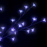Kerstboom 1200 LED&#039;s blauw licht kersenbloesem 400 cm