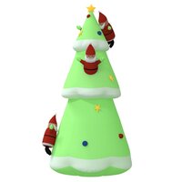 Kerstboom opblaasbaar met LED&#039;s 500 cm