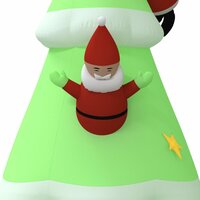 Kerstboom opblaasbaar met LED&#039;s 500 cm