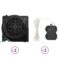 Sneeuwpopfamilie opblaasbaar met LED&#039;s 360 cm