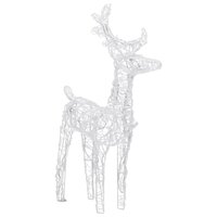 Kerstrendieren 6 st 240 LED&#039;s acryl koudwit