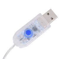 Kerstrendieren 6 st 120 LED&#039;s goudkleurig