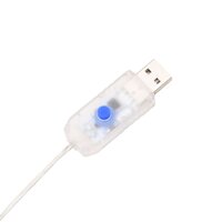 Kerstverlichting ijspegels 200 koudwitte LED&#039;s 20 m acryl PVC