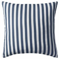 Buitenkussens 45x45 cm gestreept marineblauw 4 st