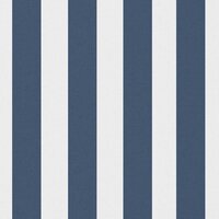 Buitenkussens 45x45 cm gestreept marineblauw 4 st