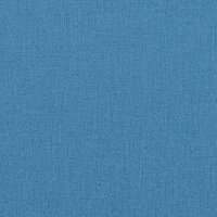 Stoelkussens 4 st lage rug 100x50x7 cm stof gem&ecirc;leerd blauw