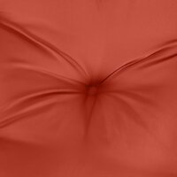 Stoelkussens 4 st hoge rug 120x50x7 cm stof gem&ecirc;leerd rood