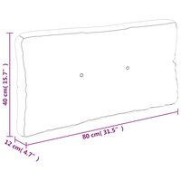 Palletkussens 2 st stof bladpatroon