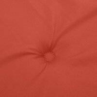 Tuinbankkussen 180x50x7 cm stof gem&ecirc;leerd rood