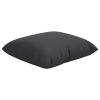 Bankkussens 4 st 50x50 cm stof zwart