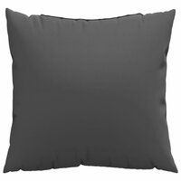 Bankkussens 4 st 50x50 cm stof antracietkleurig
