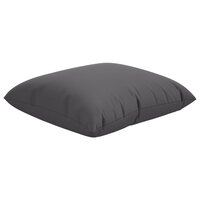 Bankkussens 4 st 50x50 cm stof antracietkleurig