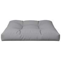 Palletkussen 70x70x12 cm stof grijs