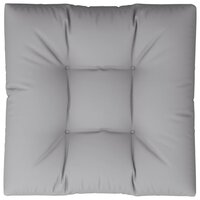 Palletkussen 70x70x12 cm stof grijs