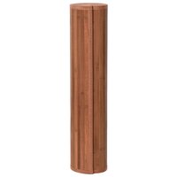 Vloerkleed rechthoekig 80x400 cm bamboe bruin
