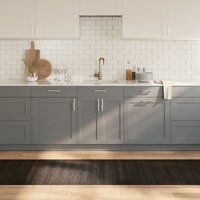 Vloerkleed rechthoekig 70x400 cm bamboe donkerbruin