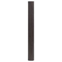 Vloerkleed rechthoekig 70x400 cm bamboe donkerbruin