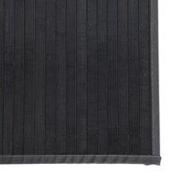Vloerkleed rechthoekig 70x400 cm bamboe grijs