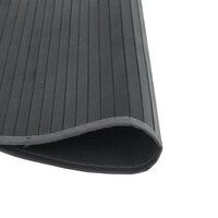Vloerkleed rond 100 cm bamboe grijs