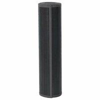 Vloerkleed rechthoekig 80x1000 cm bamboe grijs