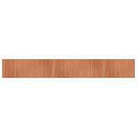 Vloerkleed rechthoekig 70x500 cm bamboe bruin