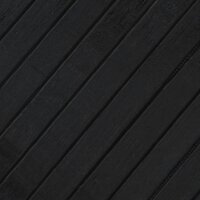 Vloerkleed rechthoekig 80x300 cm bamboe zwart