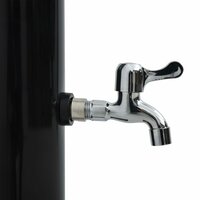 Solardouche 20 L 220 cm zwart