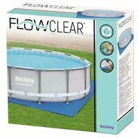 Zwembadgrondzeil Flowclear 488x488 cm